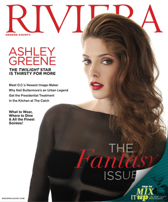 Эшли Грин на обложке журнала «Ривьера»